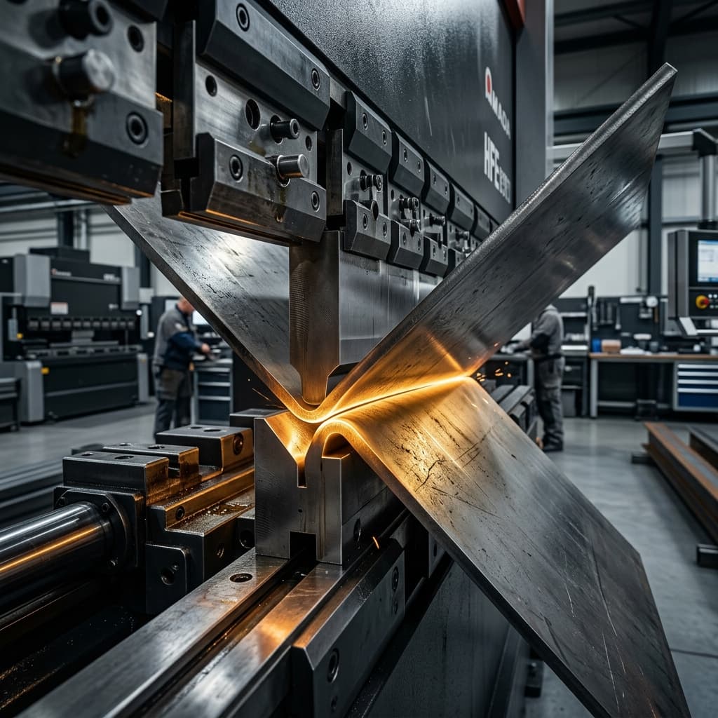 High-precision CNC press brake forming machinery at Kriva Industries